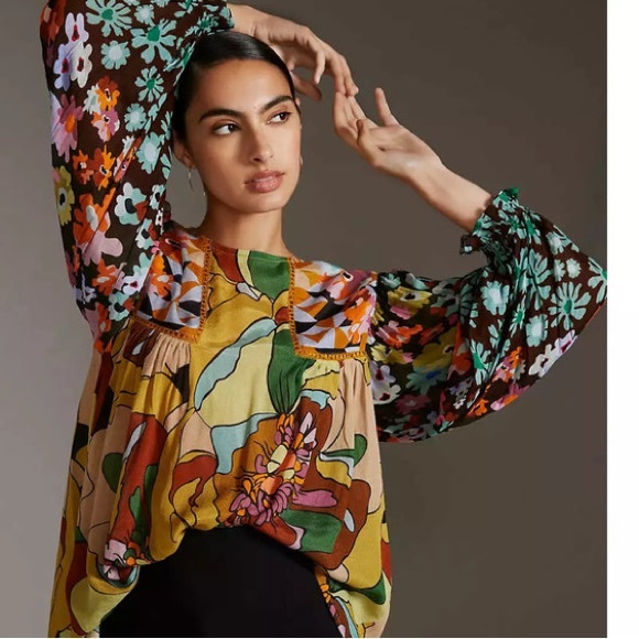Anthropologie BI-nk Miranda Peasant
Blouse COLOR- Multi - Picture 3 of 7